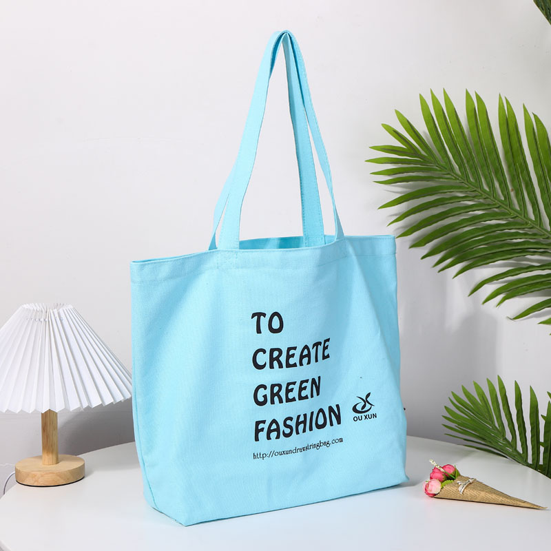 Large Capacity Cotton Canvas Tote Bag