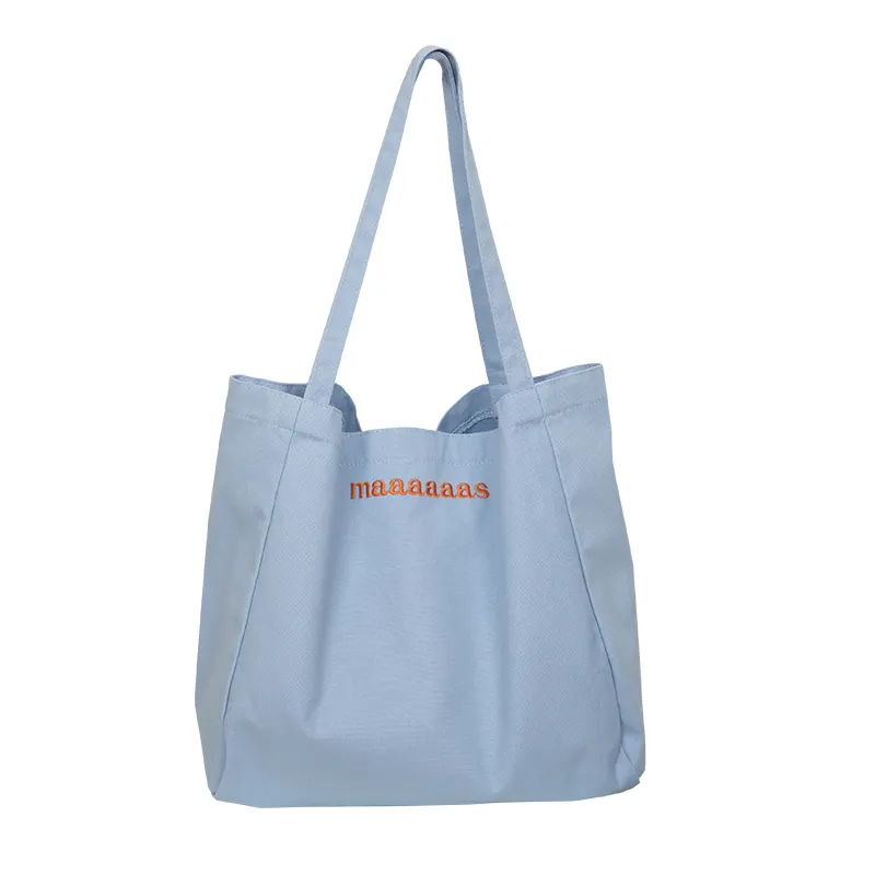 Marked Shopping Canvas Cotton Woven Handbag Shopping Bulk Shopping Bag