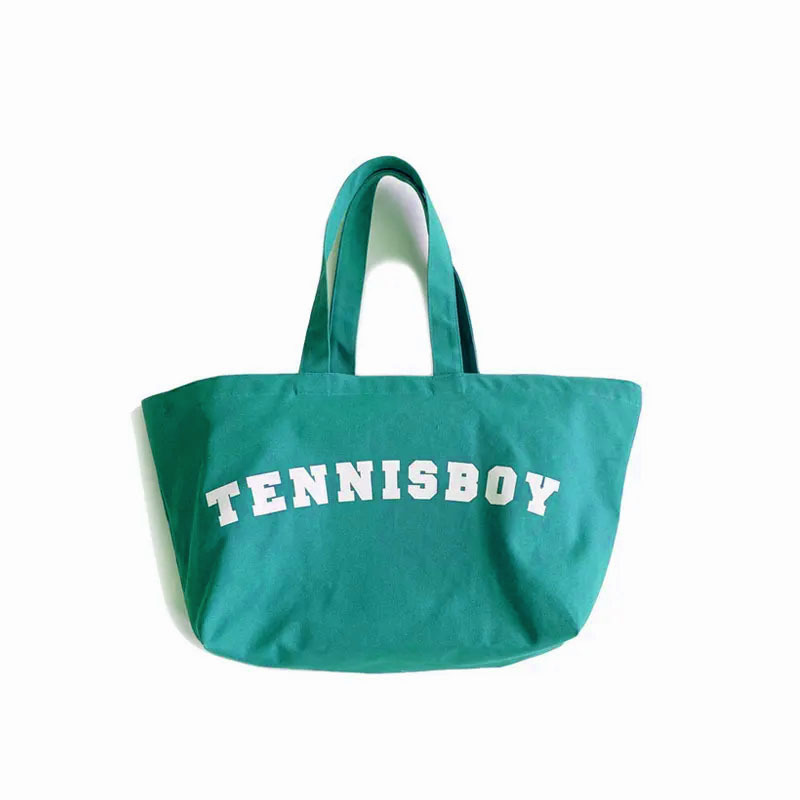 Large capacity cotton canvas shopping bag