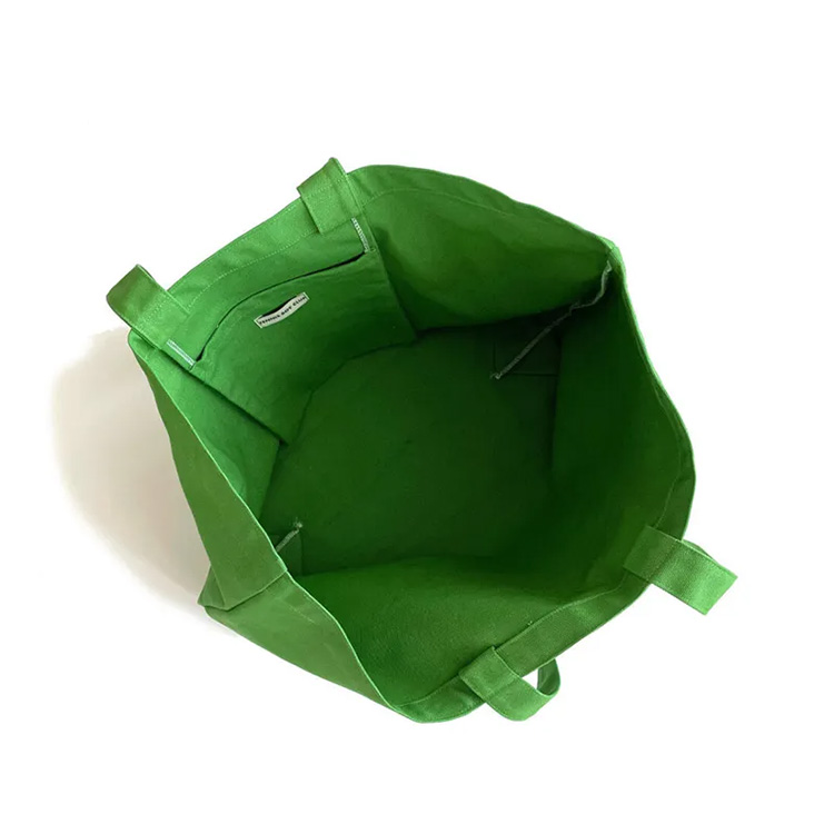 Large capacity cotton canvas shopping bag