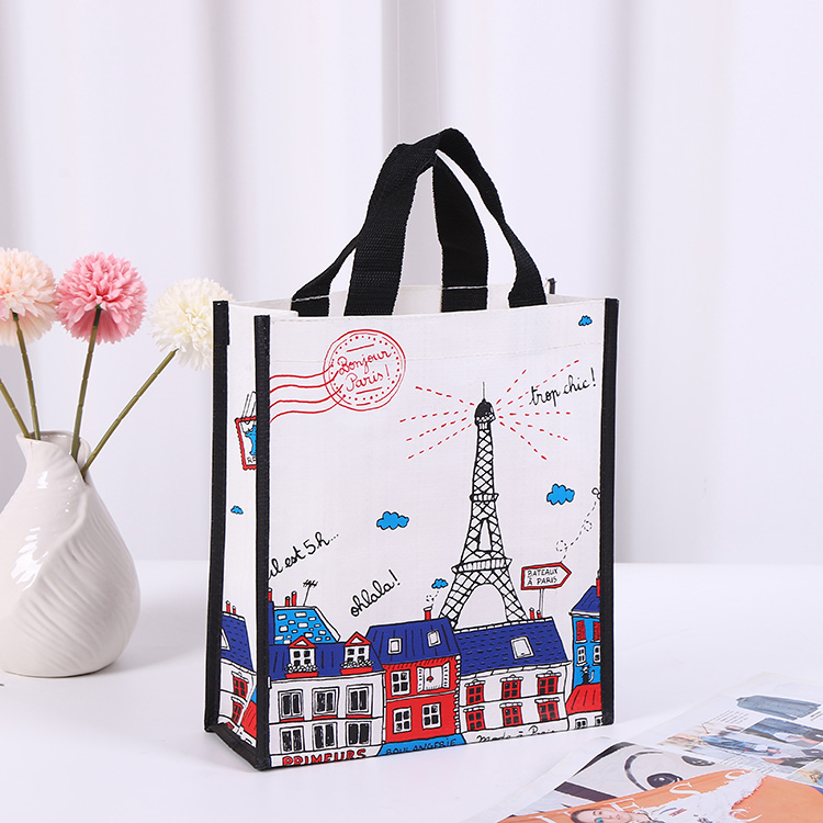 Laminated PP Woven Tote Bag
