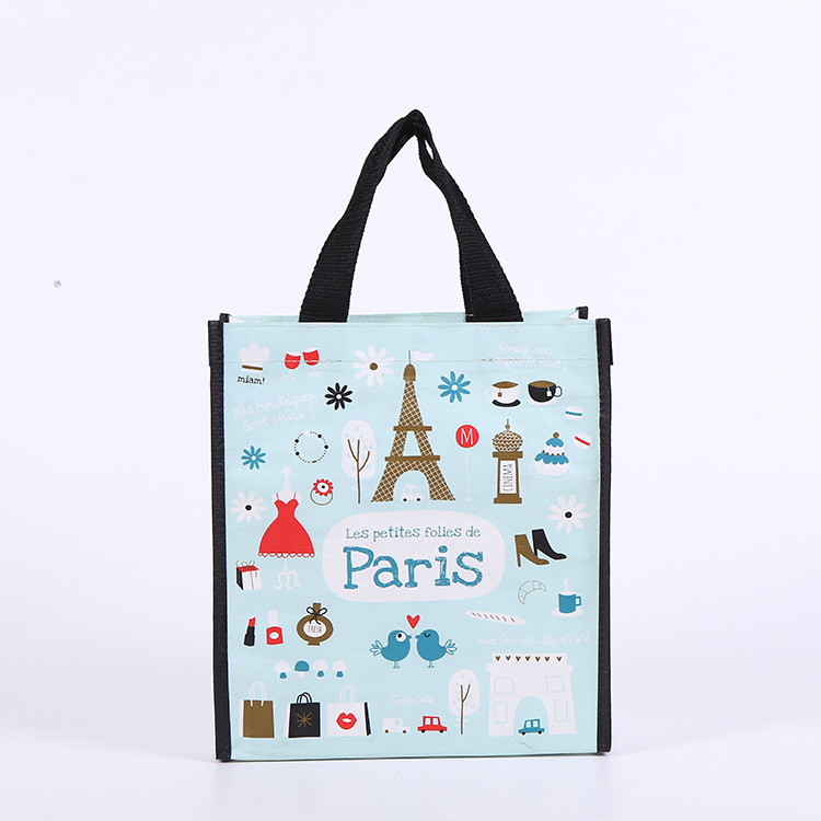 Laminated PP Woven Tote Bag