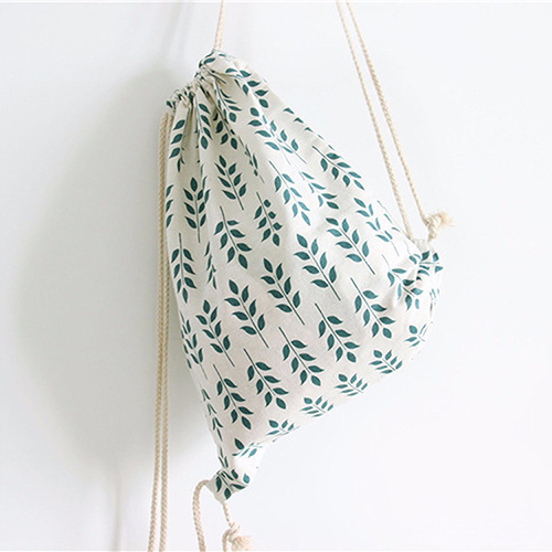 Reusable eco friendly Drawstring bag