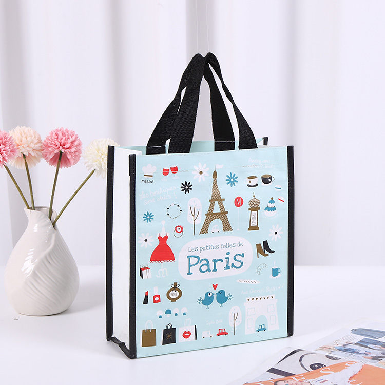 Laminated PP Woven Tote Bag