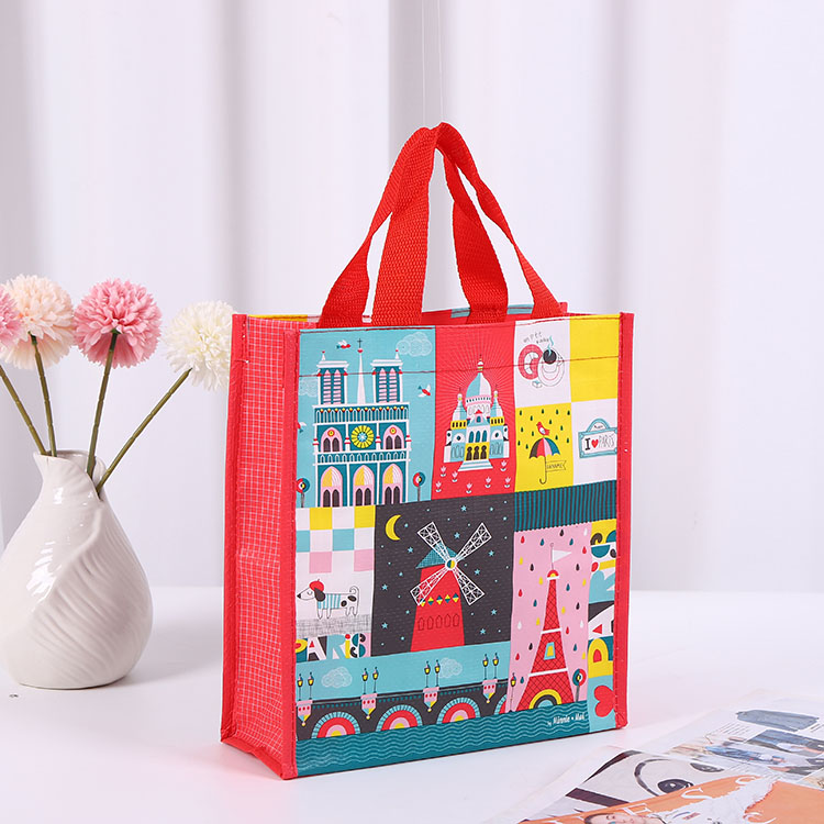 Laminated PP Woven Tote Bag