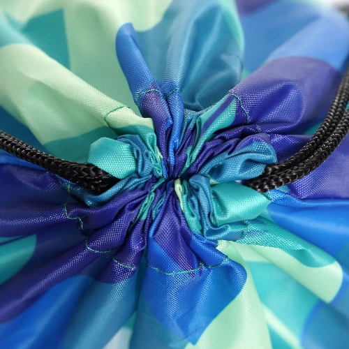 Wholesale Mmall Recycling Drawstring Gift Bags with Custom-printed Logos