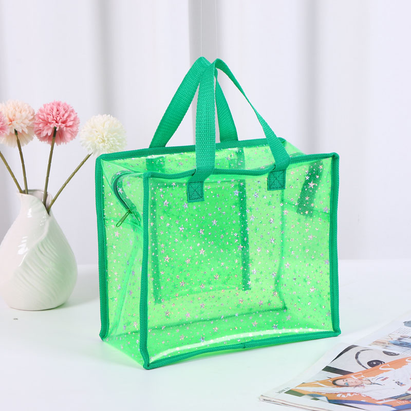 Travel Packaging PVC Zipper Tote Bag