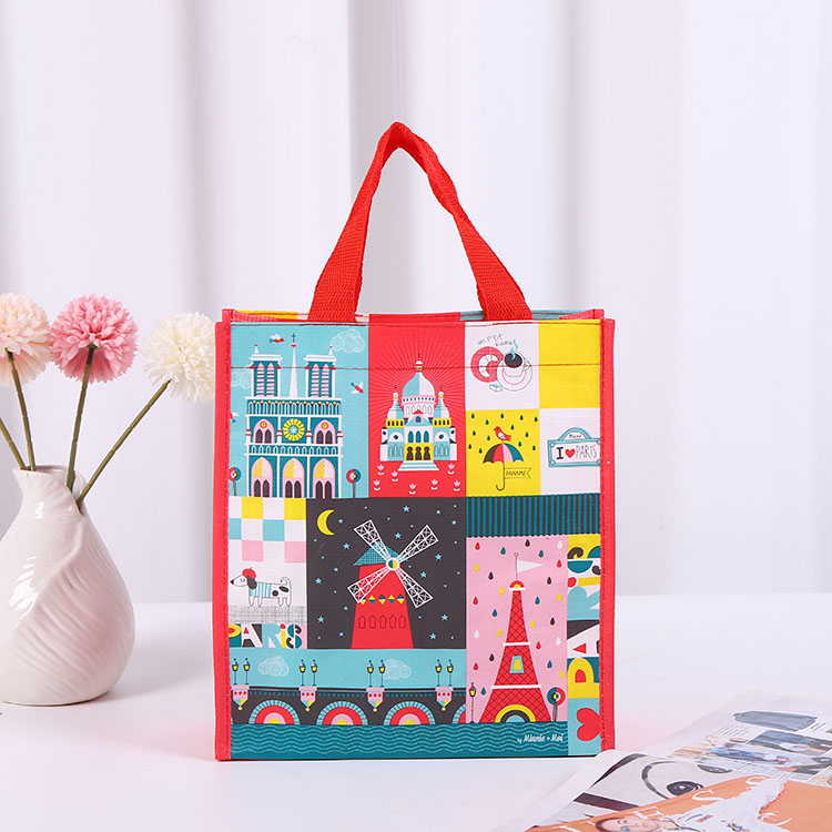Laminated PP Woven Tote Bag