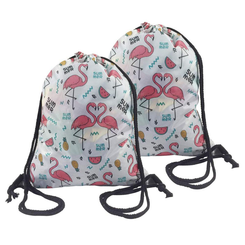 Gym Sports Polyester Drawstring Bag