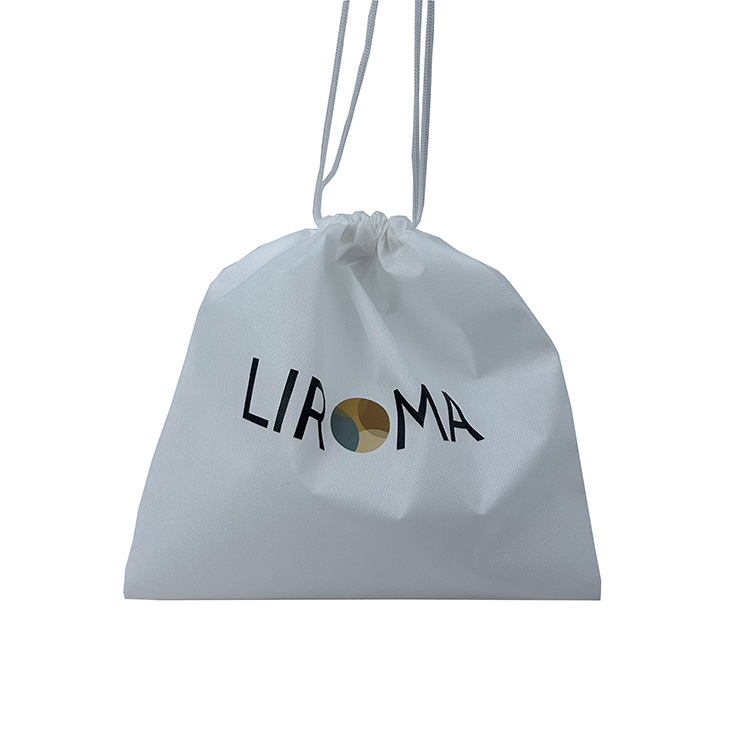 Non woven dustproof storage drawstring bag