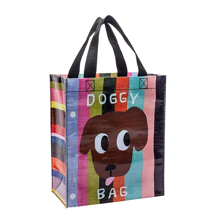 Printed PP Woven Shopping Tote Bag