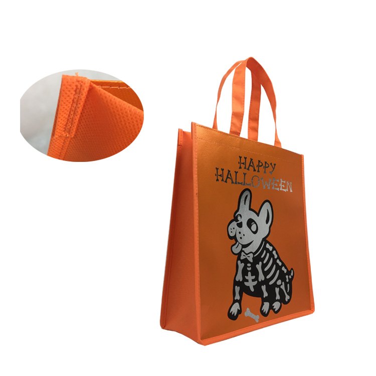 Orange Non Woven laminated Bag