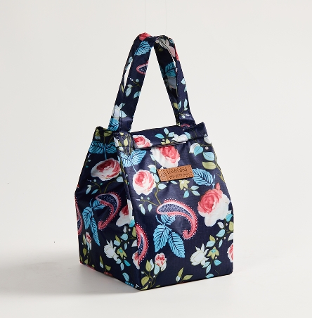 210D Plaid polyester cooler bag