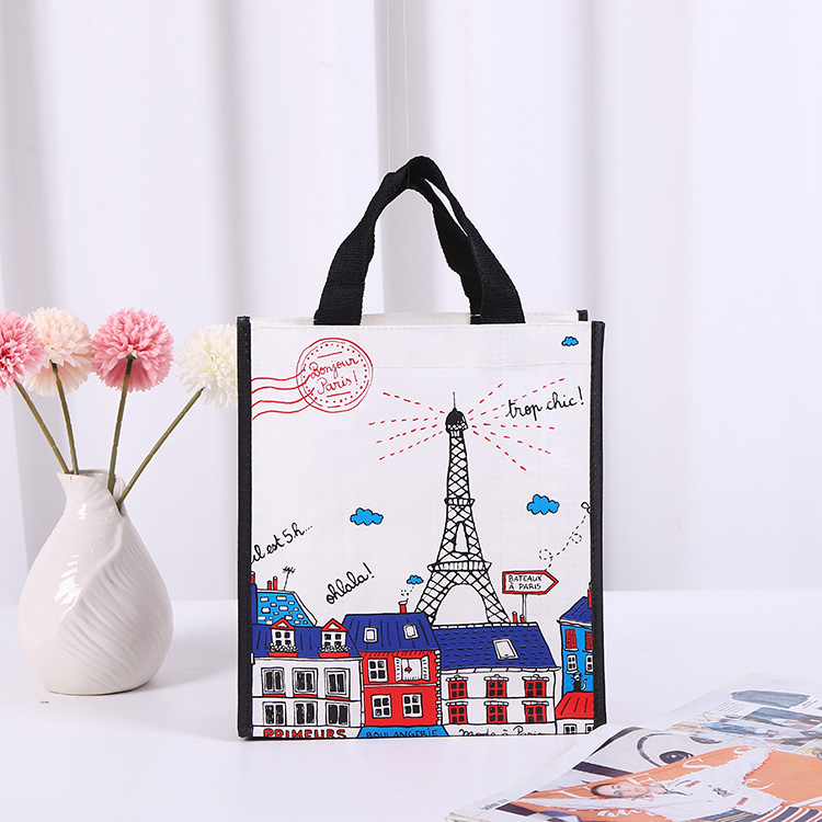 Laminated PP Woven Tote Bag
