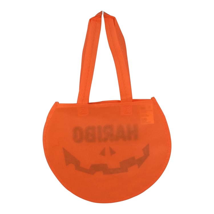 Round printed non-woven handbag for festival