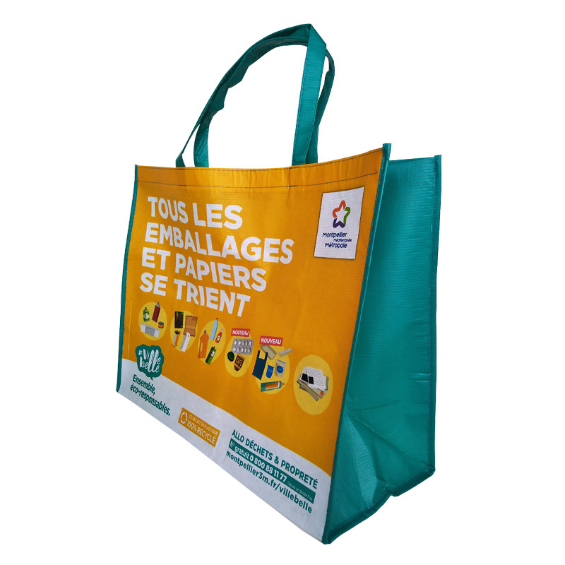 Eco Friendly Laminated Rpet Tote Bag
