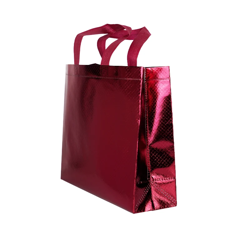 Colorful Aluminium Foil Coated Non-woven Tote Bag