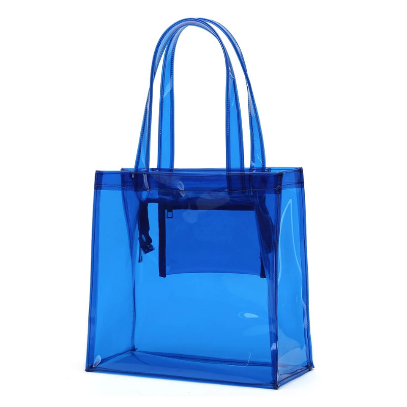 Colorful PVC Tote Zipper Bag