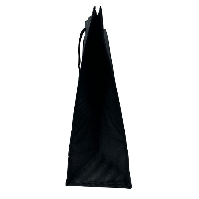 Black Non Woven Tote Shopping Bag