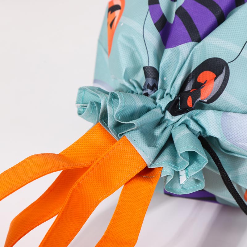 Halloween Non Woven Drawstring Candy Bags