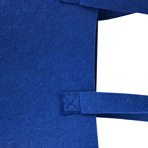 Blue recycled Felt Tote Bag