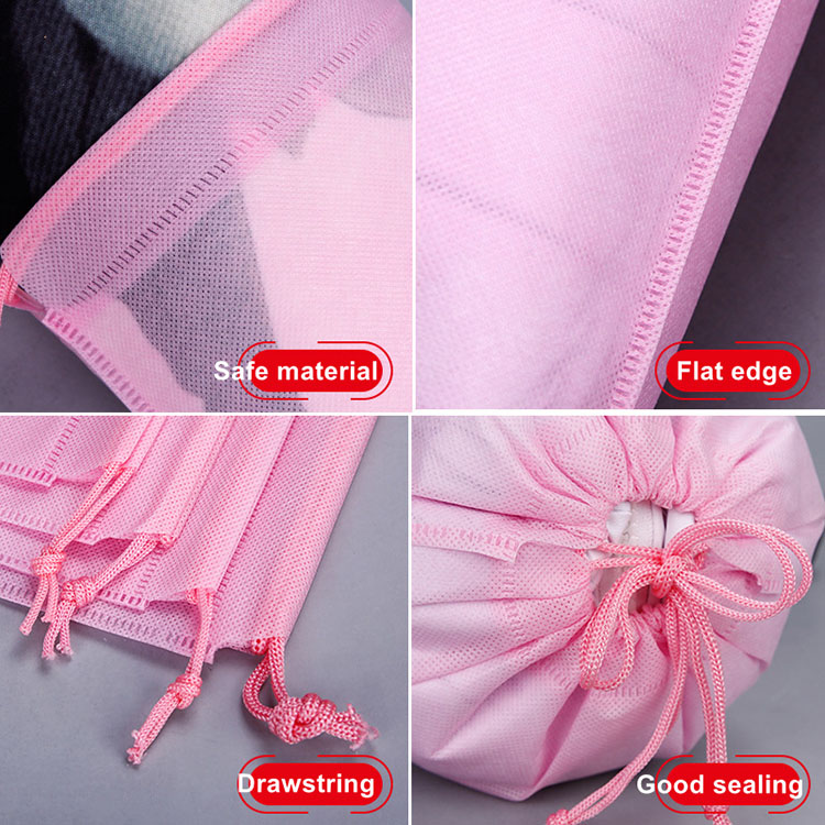 Multi size and colors non-woven drawstring bag